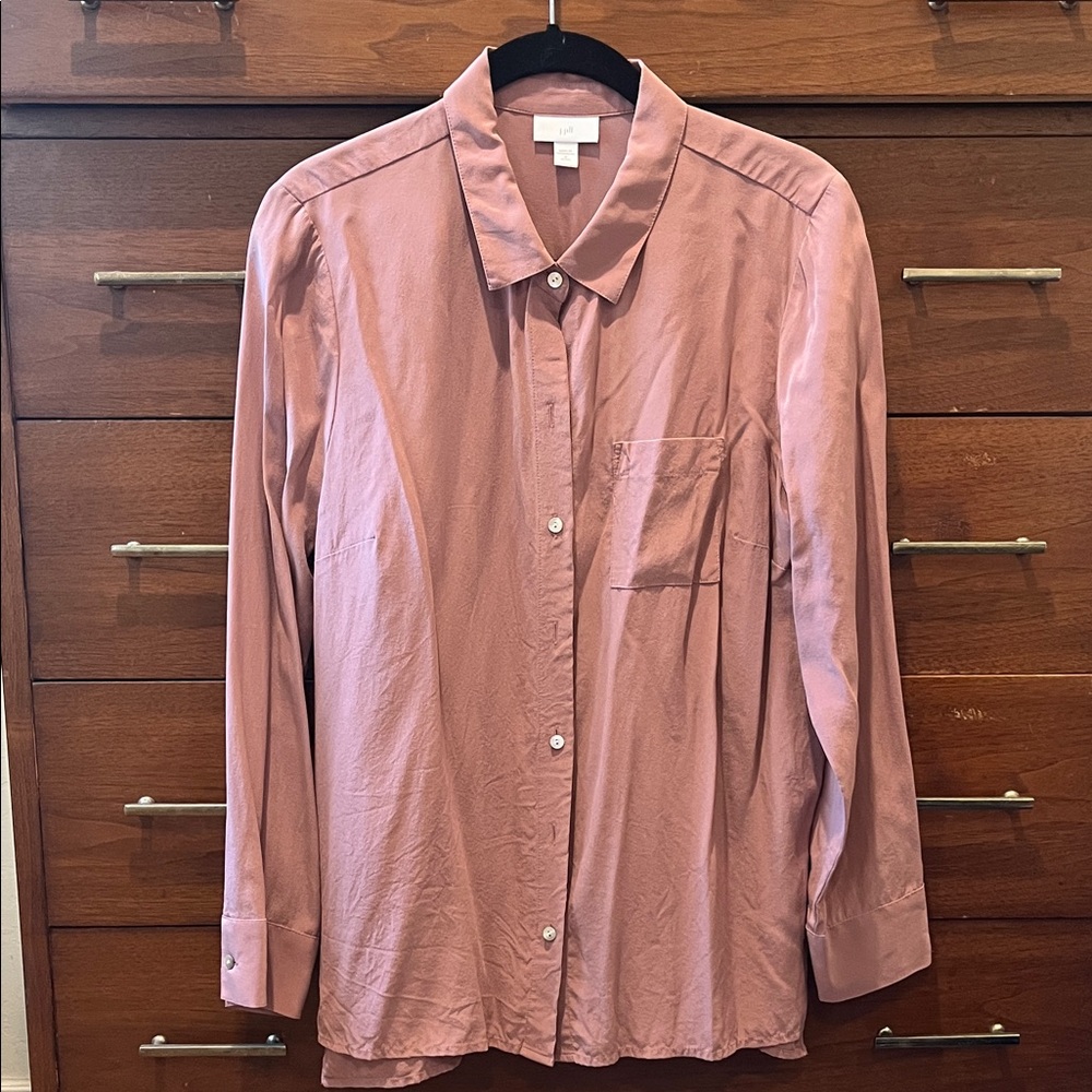 J. Jill Women's Pink Silk Blouse